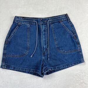 Wrangler Vintage Women's Denim Jean Shorts Big Pockets Size 11 Juniors USA